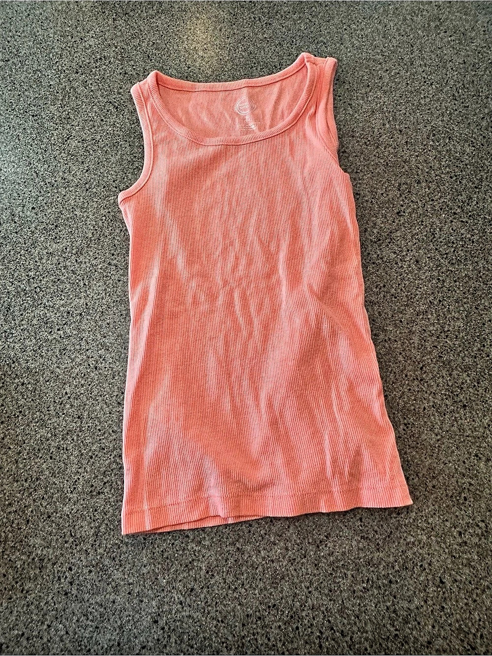 Wonder Nation Ribbed Tank Top in Pink Size Medium